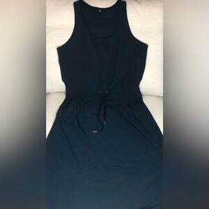 Skechers Women,s Go Wake Everywhere Dress Size Large Navy Maxi Dress